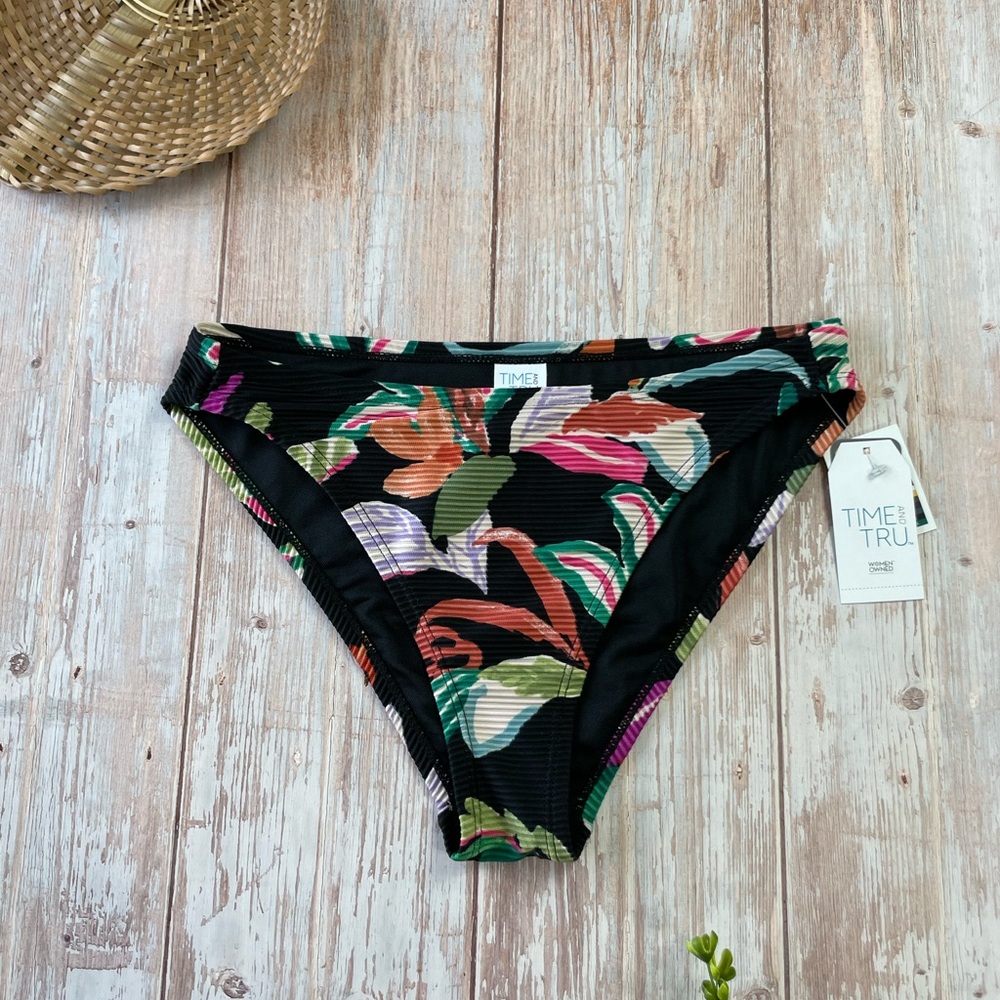 Time and Tru Women's High Leg Bikini
Swim Bottoms